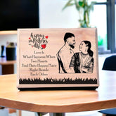 Wooden Portrait Frame - Photo Frame - Valentines Day Gift - Gift For Couple - BBD GIFTS